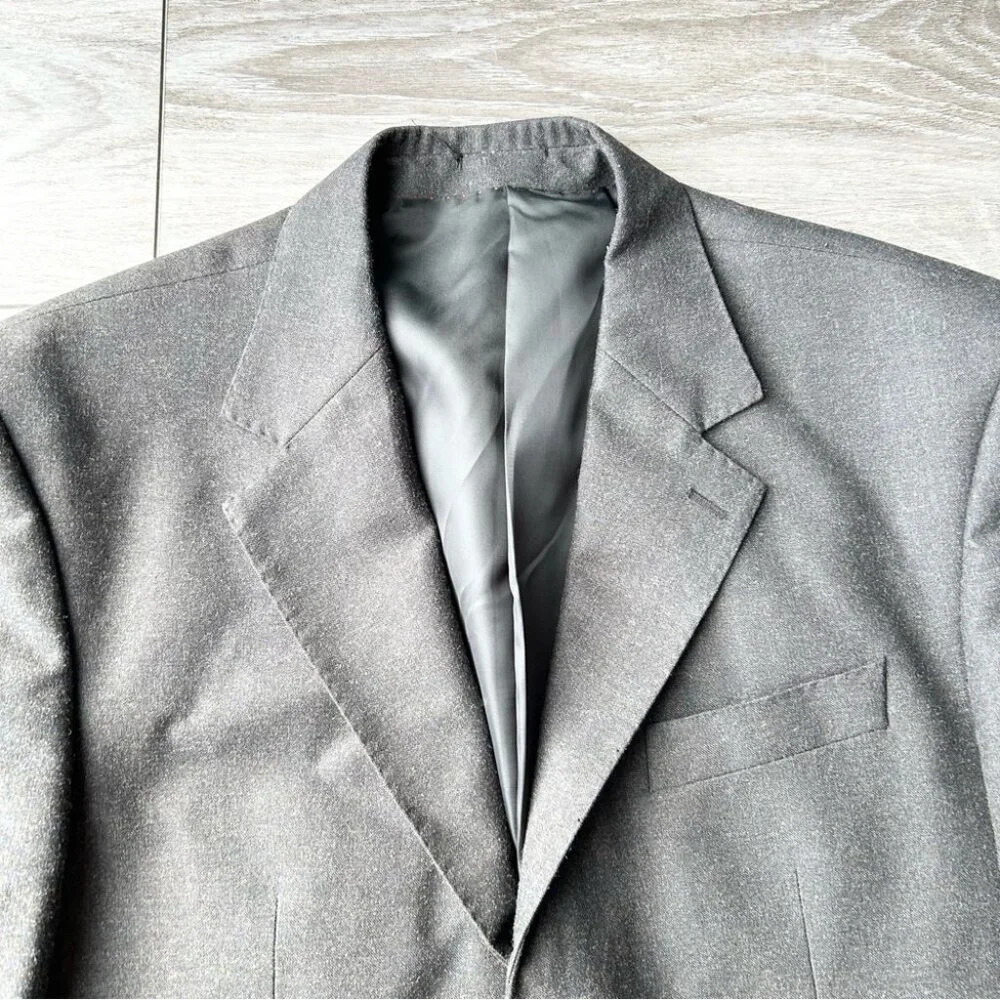 Loewe Dark Grey Wool Blend Sport Coat Blazer - Picture 4 of 16
